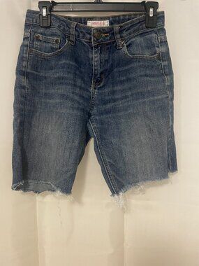 Xhilaration Blue Denim Shorts Size 14